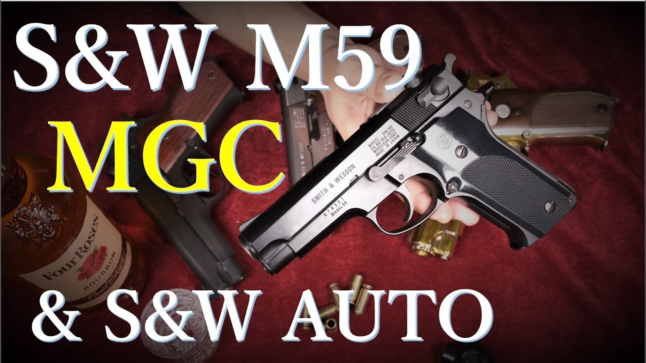 絶版モデルガン MGC M59 BLK オールブラック & 歴代MGCのSWオート