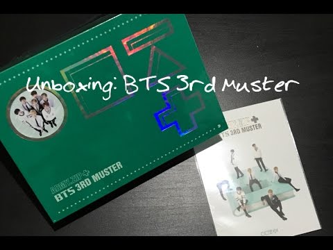 UNBOXING | BTS 3RD MUSTER - ARMY ZIP+ [DVD] - YouTube