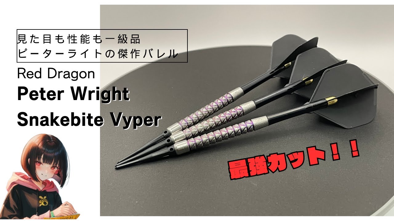 ダーツ】Red DragonPeter Wright Snakebite Vyper レビュー - YouTube