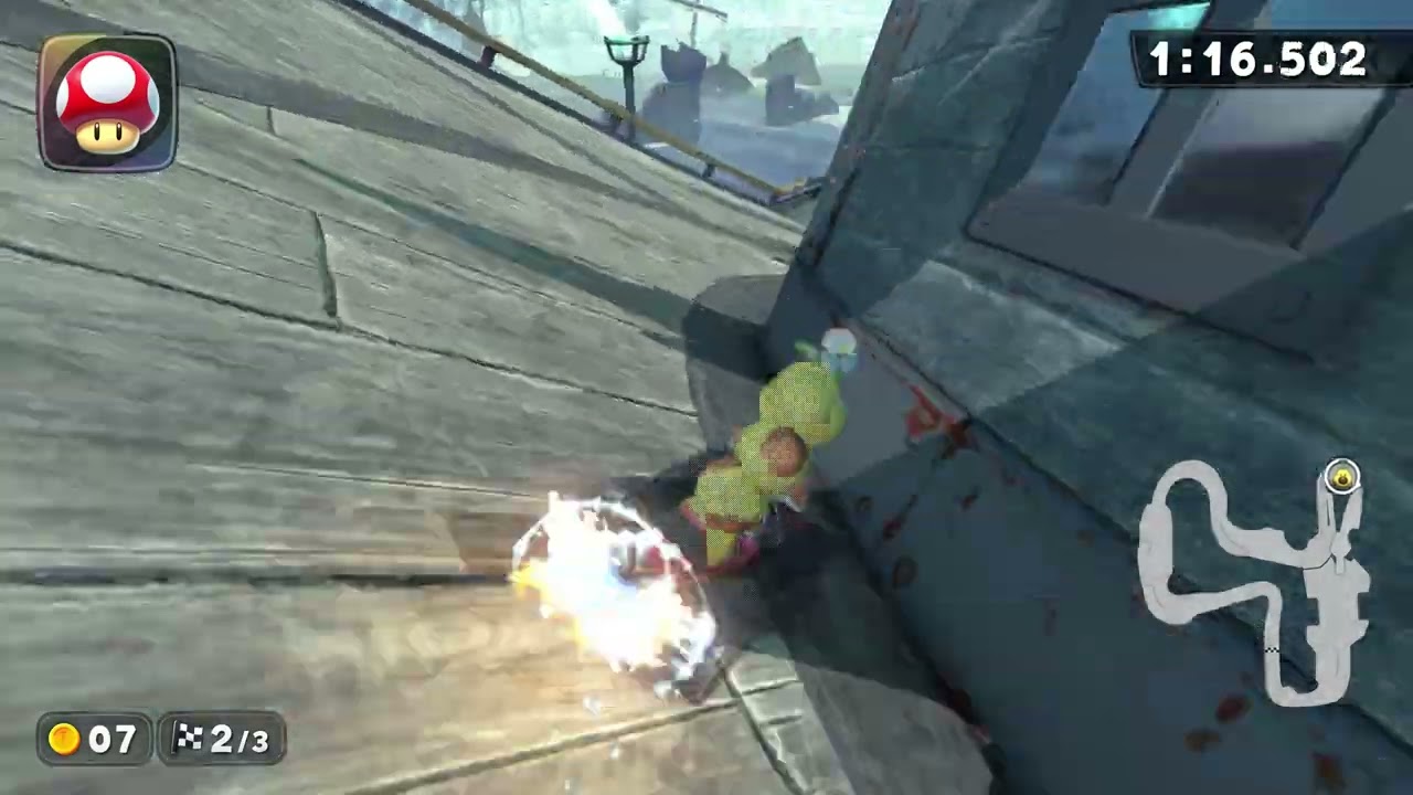 Wario Shipyard - 2:18.838 - ちゃっぴー (Mario Kart World world