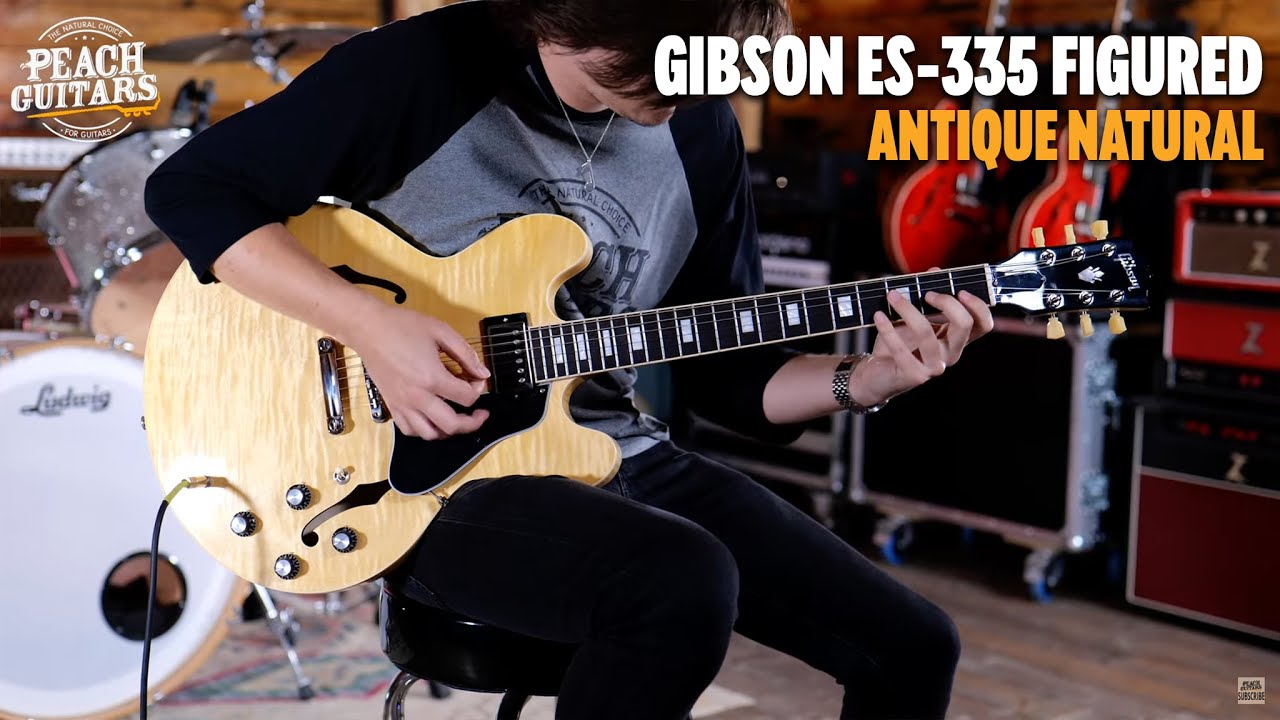 No TalkingJust Tones | Gibson ES-335 Figured - Antique Natural