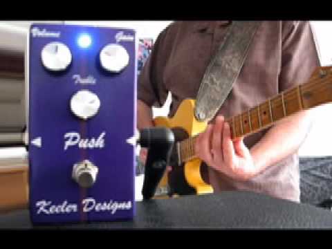 Pedal Demo: Keeler Designs, Push - YouTube