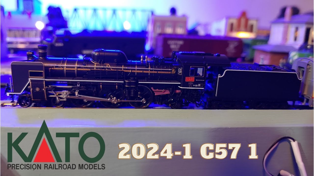 Kato 2024 1 C57 1 Steam engine - YouTube