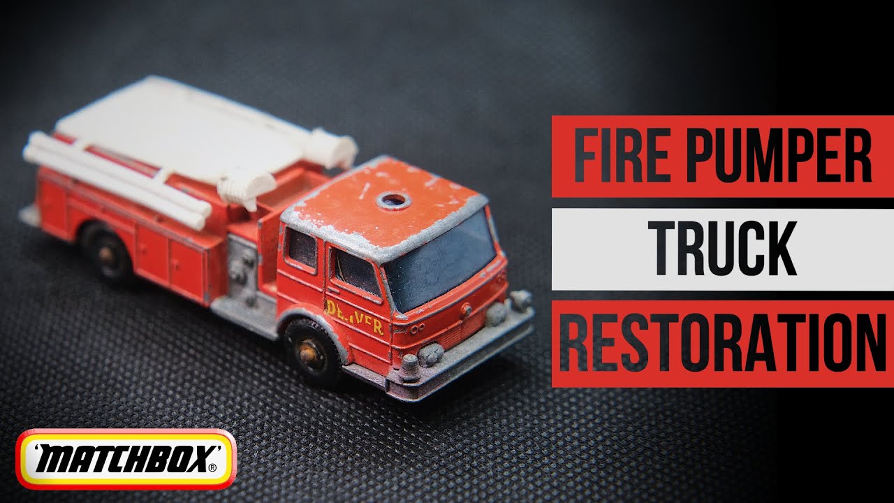 MATCHBOX restoration: 29C Fire Pumper Truck - YouTube