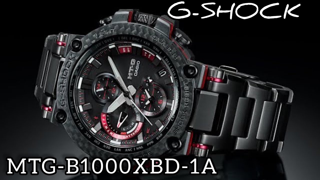 Casio G-SHOCK MTG-B1000XBD-1A Carbon Fiber Review - YouTube