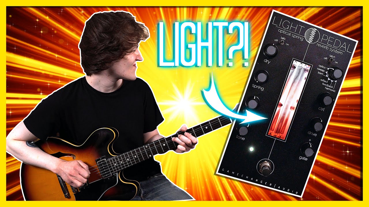 The CRAZIEST and MOST UNIQUE REVERB PEDAL?! Light Pedal