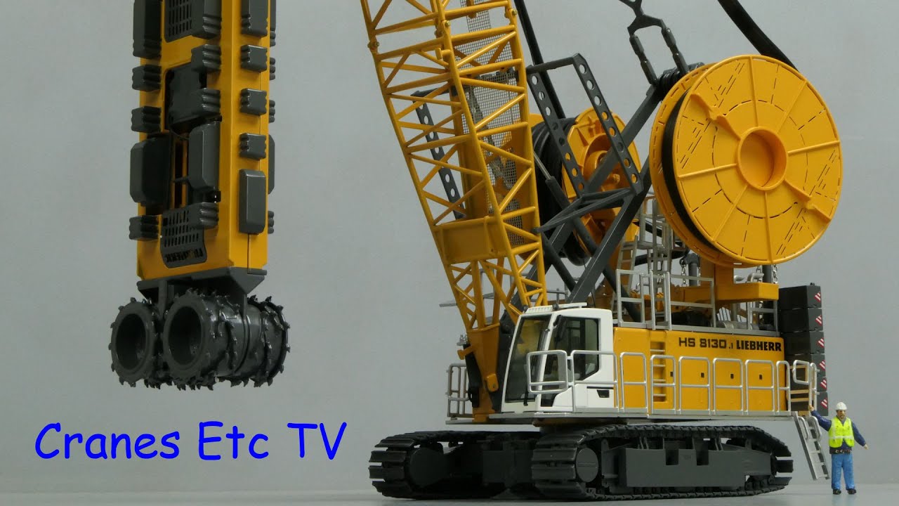 NZG Liebherr HS 8130.1 Accessory Kit by Cranes Etc TV - YouTube