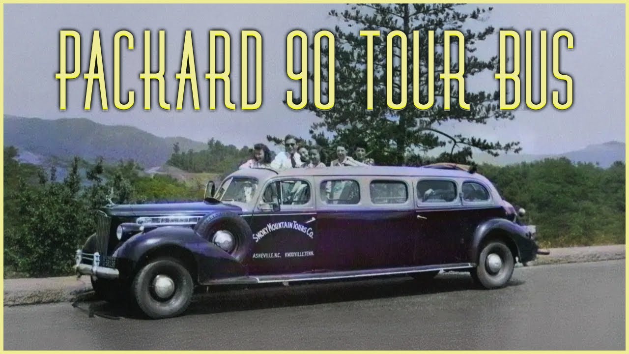 1941 Packard 90 Eight-Door Open Top Tour Bus: A 12-Passenger Dream
