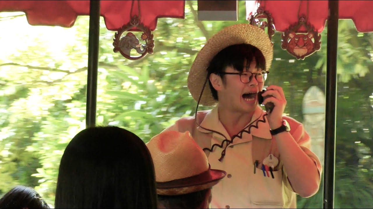 TwT)v ジャングルクルーズ/大野船長 笑える！(猿神/編) 2017.6.4 - YouTube