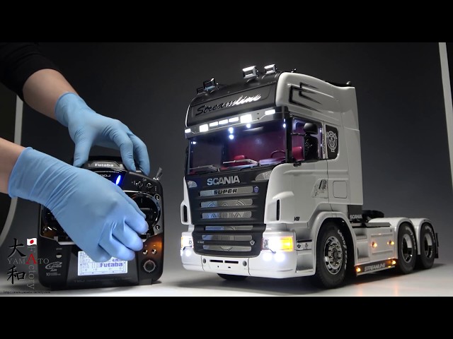 Amazing RCTruck TAMIYA 1/14 SCANIA R620 Custom MFC01 ＋ Futaba