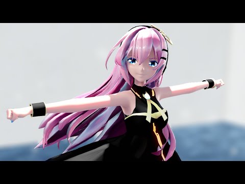 MMD】巡音ルカ「ダブルラリアット」【4K】 - YouTube