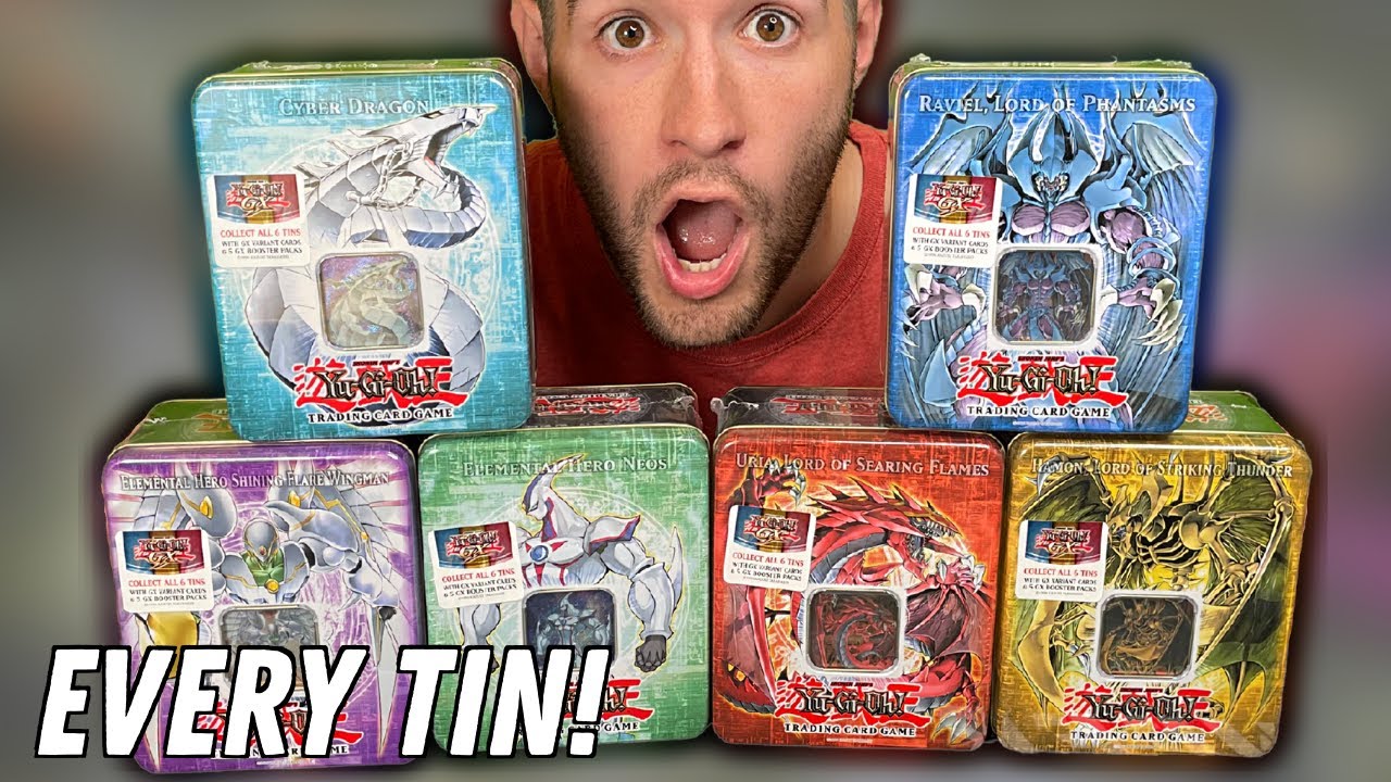Opening EVERY 2006 Yugioh Tin EVER MADE! - YouTube