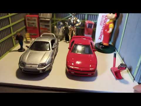 ミニカージオラマ】倉庫風ガレージを作りました【トミカ・ホット