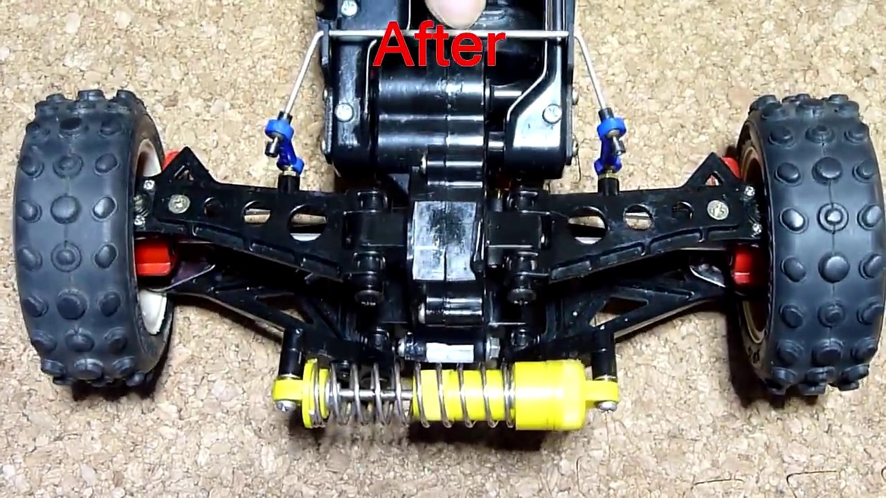 Tamiya Hotshot バンプステア対策とそのデメリット The way to cancel