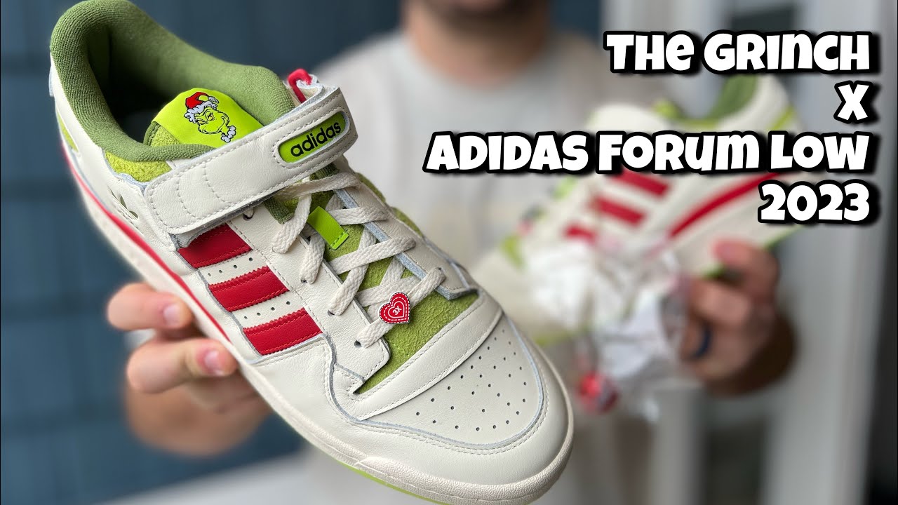 The Grinch X Adidas Forum Low 2023! Christmas Sneakers at Their