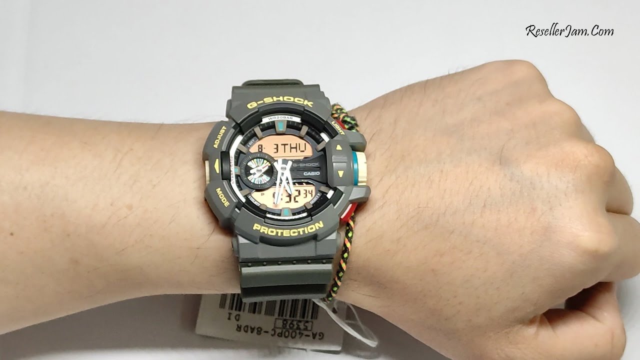 Casio G-Shock GA-400PC-8A - YouTube