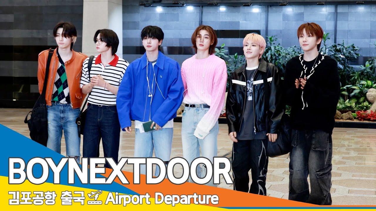 PHOTO】BOYNEXTDOOR「KCON JAPAN 2024」のため日本へ出国（動画あり