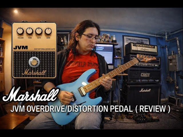 Marshall JVM Distortion / Overdrive Guitar Pedal ( Metal Demo and