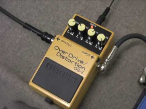 試奏動画 BOSS OS 2 オーバードライブ ディストーション エフェクター
