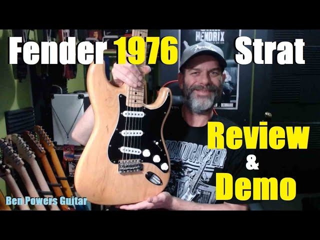 1976 Vintage Fender Stratocaster - Review & Demo - All Original