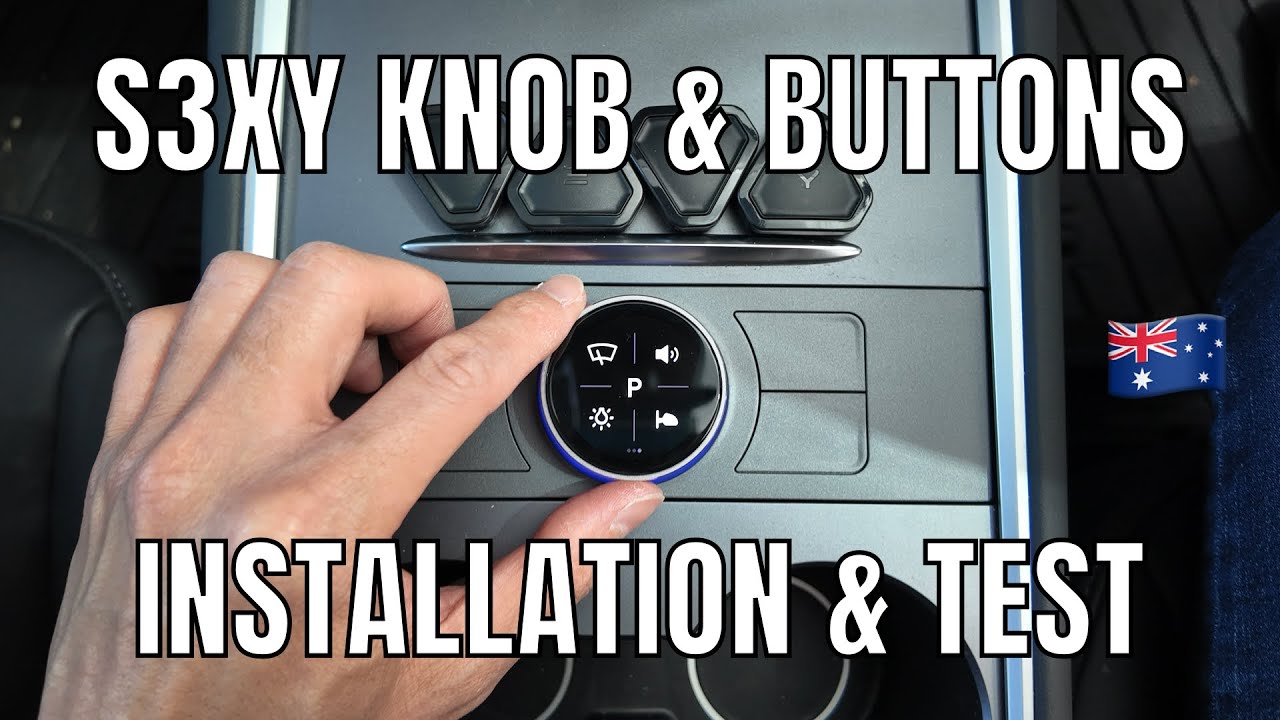 Gen 2 S3XY Buttons and S3XY Knob Installation Guide for Tesla