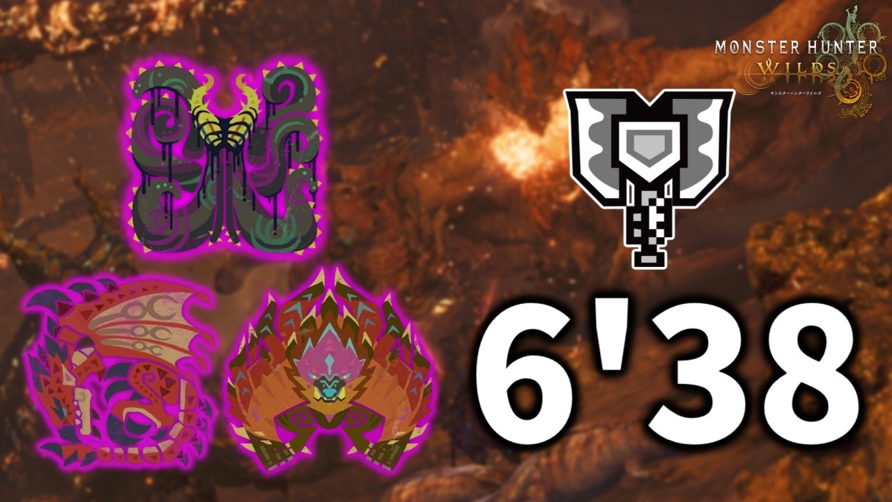 MHWs】油湧き谷代表モンスター3頭vsチャージアックス【モンハン