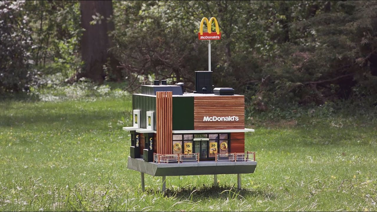 McHive – the world's smallest McDonald's - YouTube