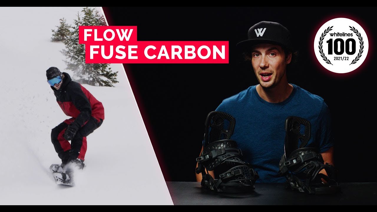 Flow Fuse Carbon 2022 Snowboard Bindings Review - YouTube