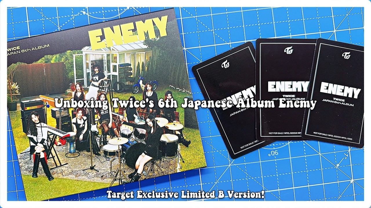 Unboxing Twice's 6th Japanese Album Enemy ☁️ Target Exclusive