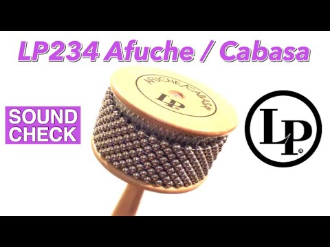 SOUND CHECK】LP234A Afuche Cabasa / LP【CABASA】 - YouTube