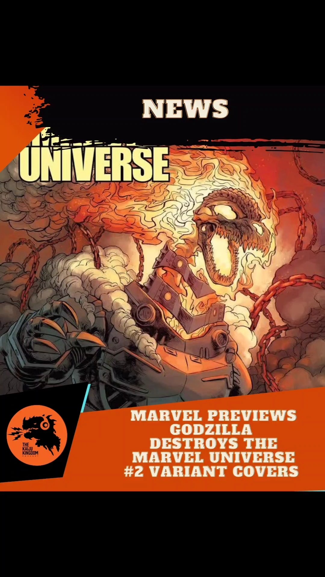 Marvel reveals Godzilla Destroys The Marvel Universe issue 2