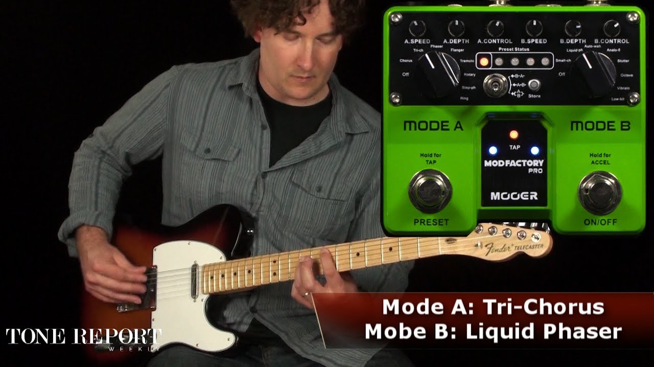 Mooer Mod Factory Pro - Dual Engine Modulation Pedal - YouTube
