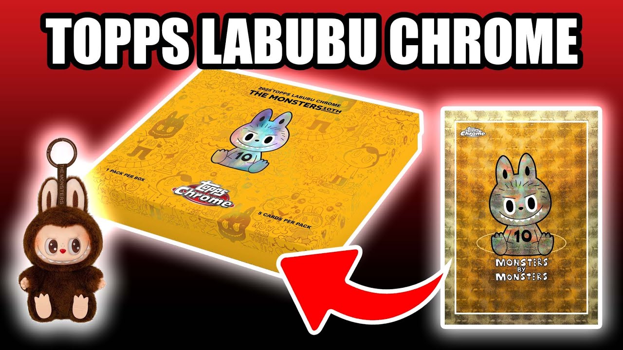 2025 Topps Labubu Chrome Box Review - YouTube
