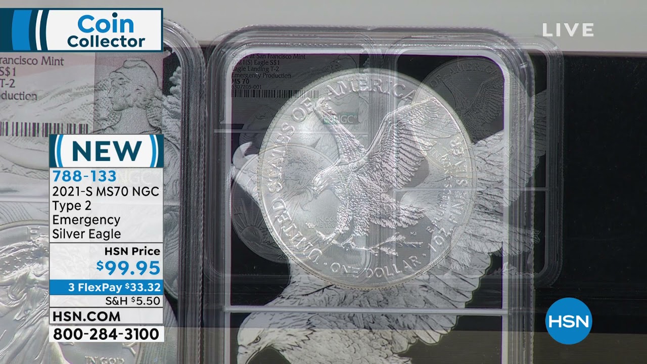 2021S MS70 NGC Type 2 Emergency Production Silver Eagle  - YouTube