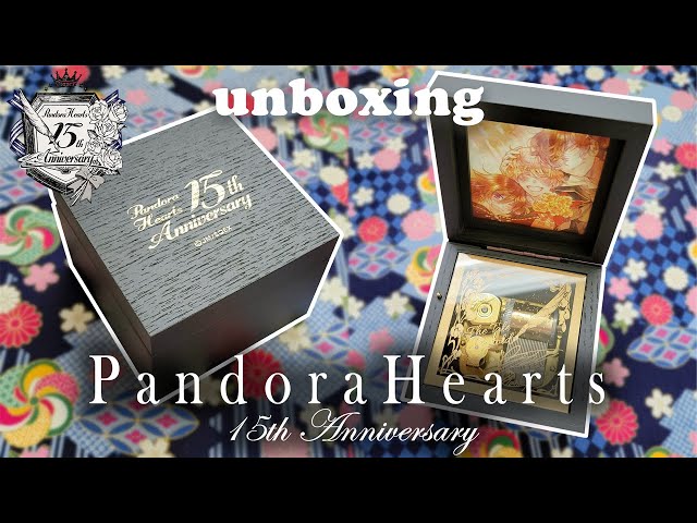UNBOXING Pandora Hearts 15th Anniversary Goods PART (3/3) | 15th