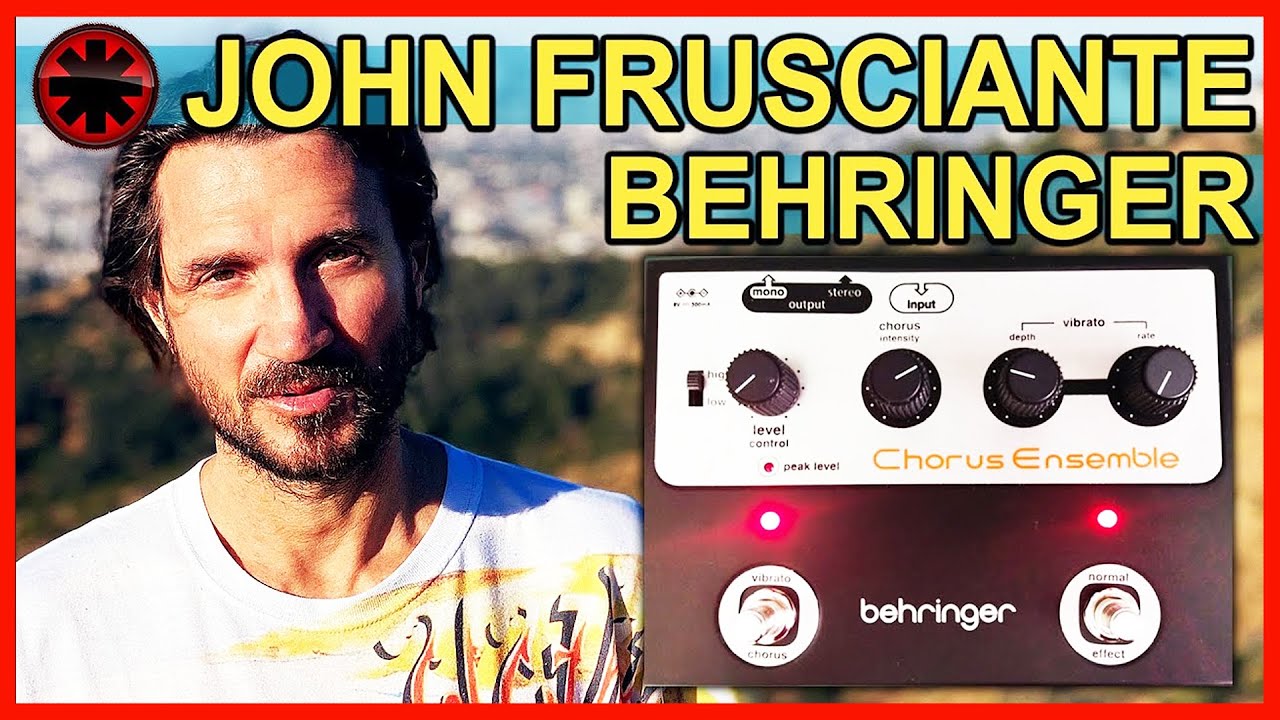 John Frusciante Favorite Pedal will be made by BEHRINGER in 2023