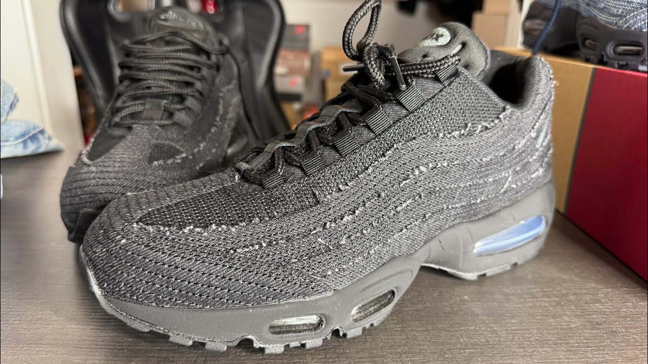 Soldout in Minutes Nike Air Max 95 Levis Black - YouTube