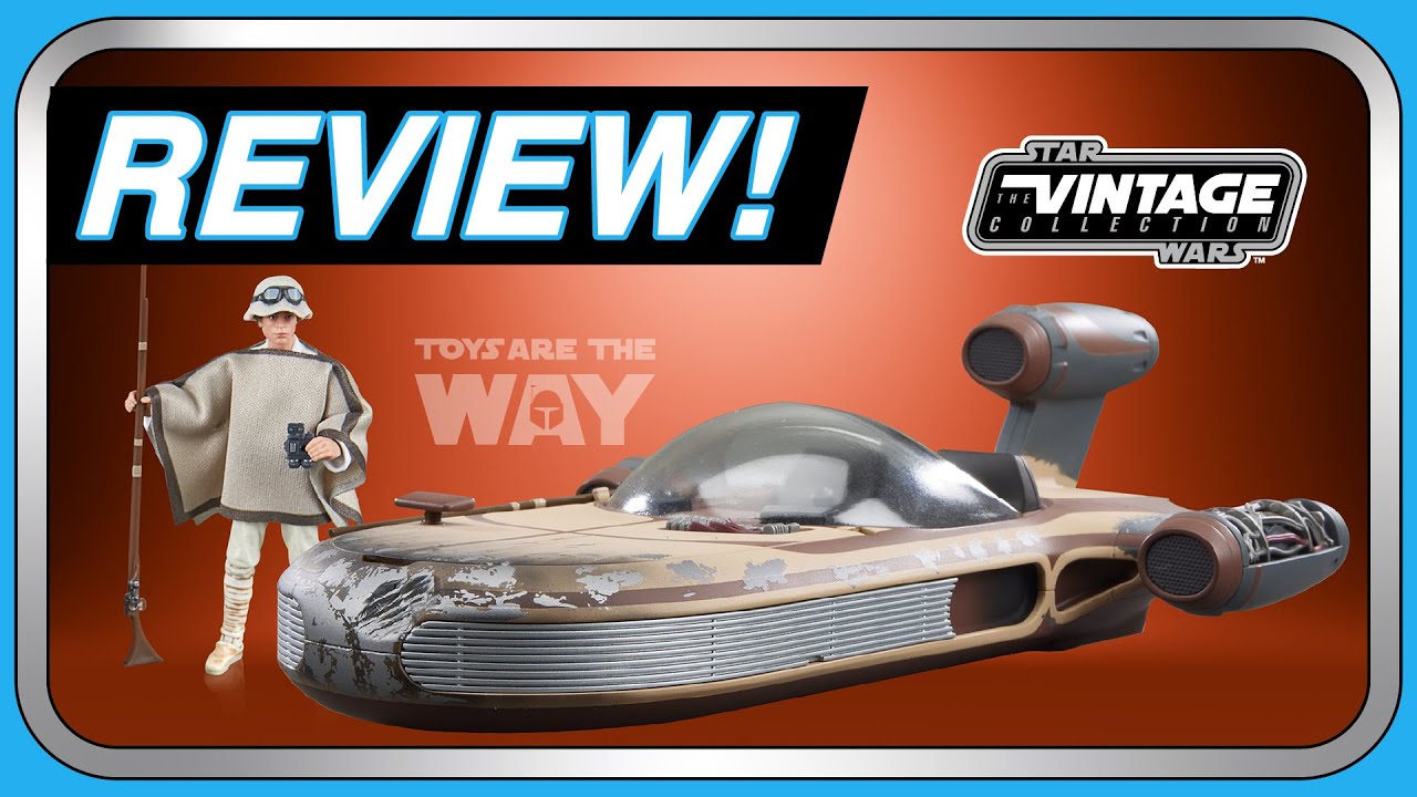 Star Wars The Vintage Collection Landspeeder & Luke Skywalker