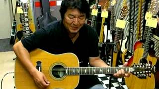 12弦エレアコ モーリス トルネードXX-12 ピエゾ仕様 - YouTube