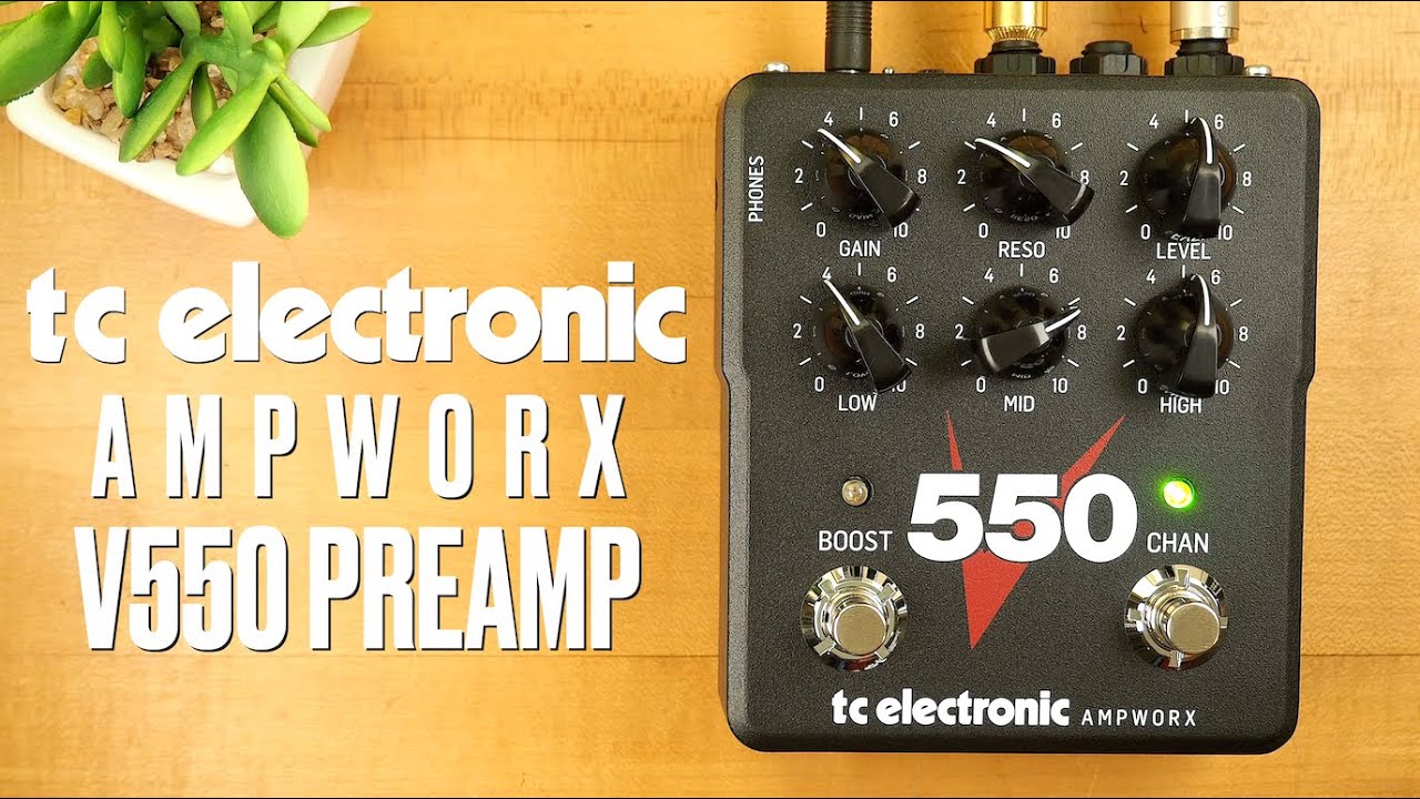 TC Electronic Ampworx V550 Preamp - YouTube