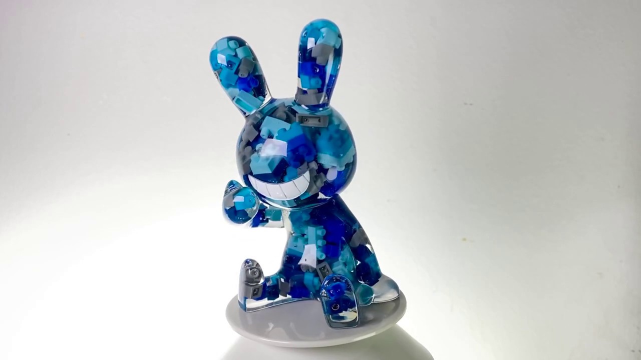 □BLACK RABBiT お座り BLUEブロック - BLACKRABBiT WEB SHOP