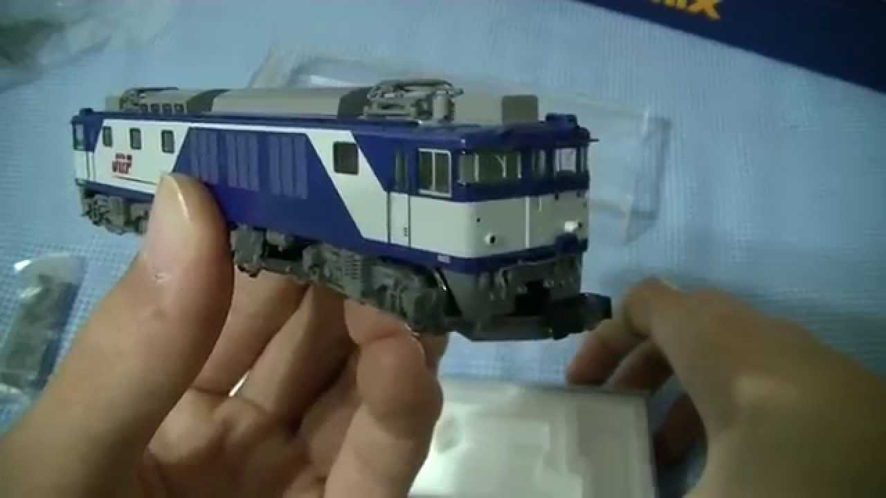 TOMIX Nゲージ 9111 EF64-1000形電気機関車(JR貨物更新車) 開封 - YouTube
