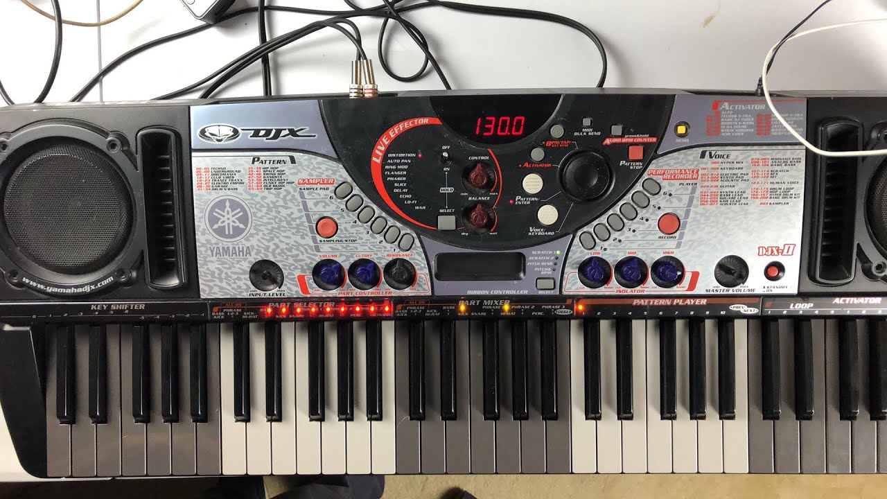 Let's Play With The YAMAHA DJX 2 - Live Demo - YouTube
