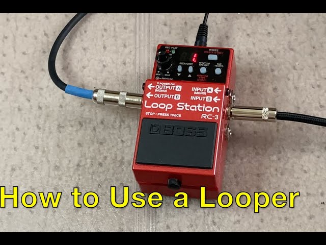 BOSS RC3 - How to Use a Looper - YouTube