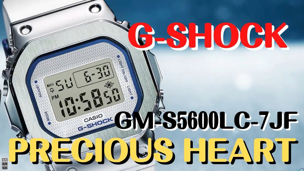 CASIO G-SHOCK GM-S5600LC-7JF ユニセックスモデル PRECIOUS HEART