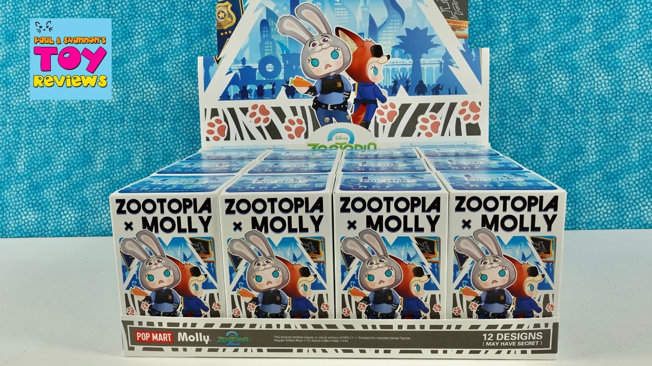 Zootopia 2 Disney x Molly Pop Mart Blind Box Figure Unboxing - YouTube