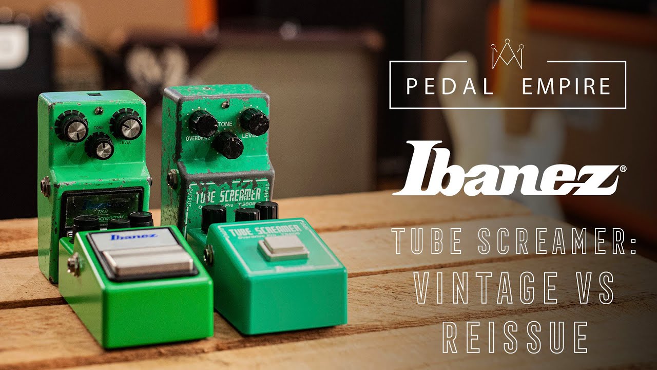 Ibanez TS-808 and TS-9 Vintage Vs Reissue! The Ultimate Tube