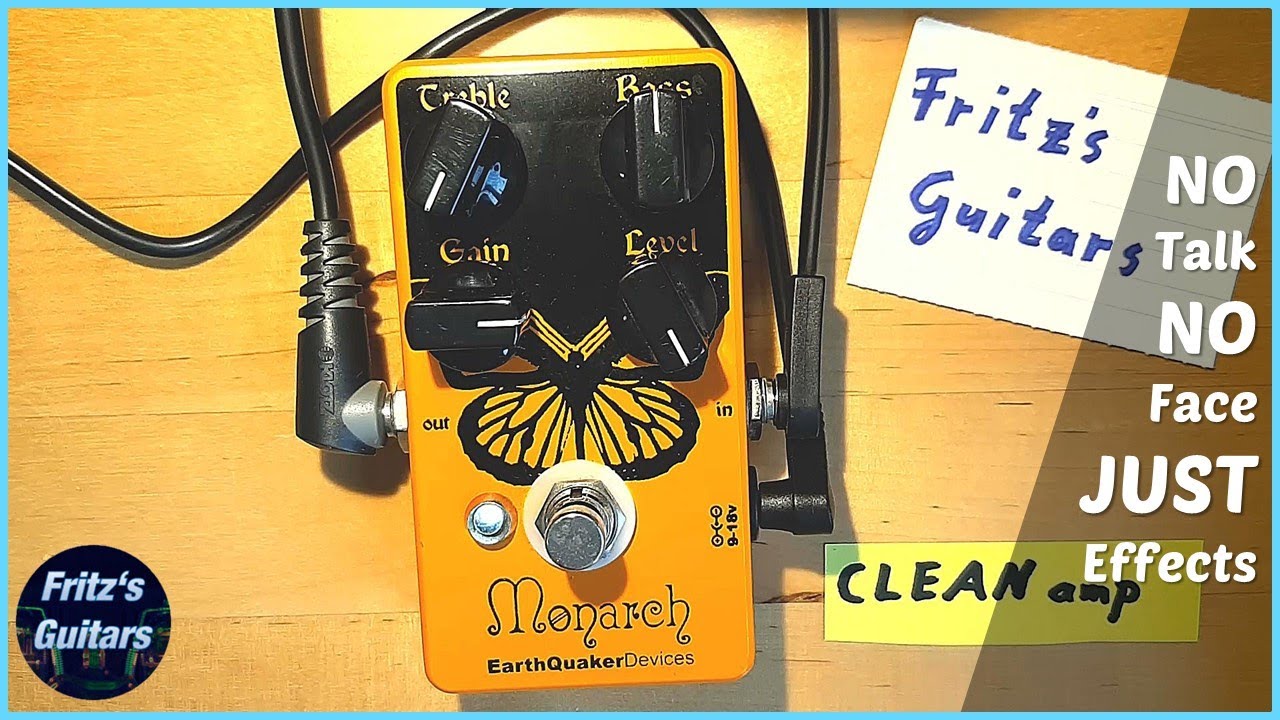 EarthQuaker Devices Monarch Overdrive - ORANGE Amp SOUND In A Box