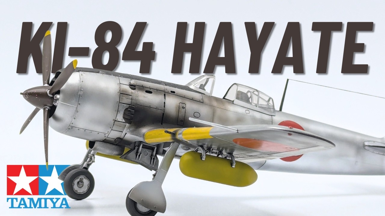 Tamiya 1/48 Ki-84 Hayate. Full Build. #100PosseGB - YouTube