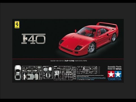 Tamiya 1/24 Ferrari F40 Scale Model Review - YouTube